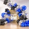 141pcs Blue and Black Balloons Garland Arch Kit,18 12 10