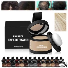 Coloración para el cabello Veinsgrain,Cobertura de raíces Veinsgrain,Sombra en polvo para la línea del cabello,Mejora la línea del cabello en polvo para mujeres y hombres (10 Rubio claro, 1)