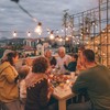 Mlambert 200Ft(4x50Ft) Outdoor String Lights G40 Globe Patio Lights with