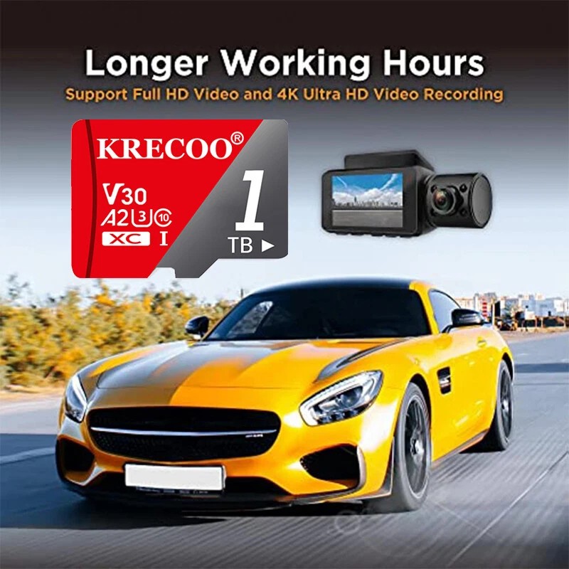 KRECOO Micro SD Card Ultra Memory Card 1TB 4K TF