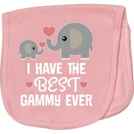 inktastic Best Gammy Ever Grandchild Baby Burp Cloth Pink 2de46