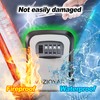 Vazioyar Key Lock Box for Outside, Portable Waterproof Wall Mounted
