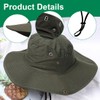 EOYVAIL Outdoor Hats for Men, Fishing Hat, Waterproof Bucket Hat,