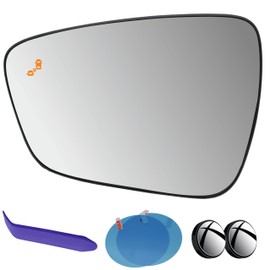 EAP Driver Side Mirror Glass Compatible with Ford Escape 2020-2025, Heated with Blind Spot Without Auto Dimming CJ5Z17K707H FO1324164