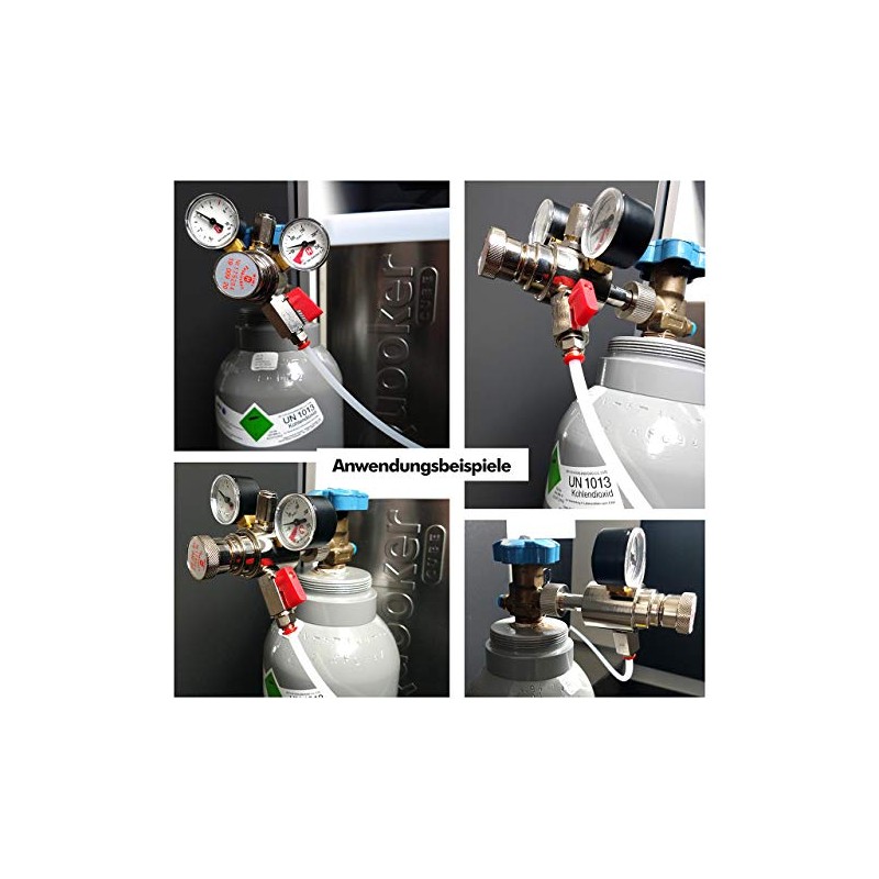 Premium CO2 Pressure Regulator (Hiwi) Pressure Regulator for Converting Quooker