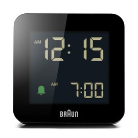 Braun BC09 Digital Travel Clock - Black