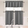 Home Collection - Juego de 3 cortinas de cocina de