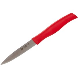 ZWILLING Twin Grip Spick und Garniermesser, Klingenlänge 9 cm, Rostfreier Spezialstahl/Kunststoffgriff, Rot