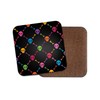 1 x Rainbow Skulls Coaster - Colourful Crossbones Pirates 12812