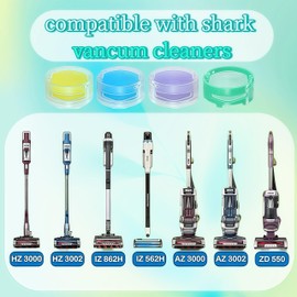 4pcs Smell Anti Odour Cartridge Neutralizer Replacement for Shark Air Purifier, AZ3000 AZ3002 HZ3000 HZ3002 IZ862H IZ562H ZD550 for Shark Vacuum Air Freshener Neutralizing Filter Part 1541FC3000