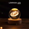 Maíz Lampara Bola Cristal 3d Carrusel Luz Led Noche Nocturna