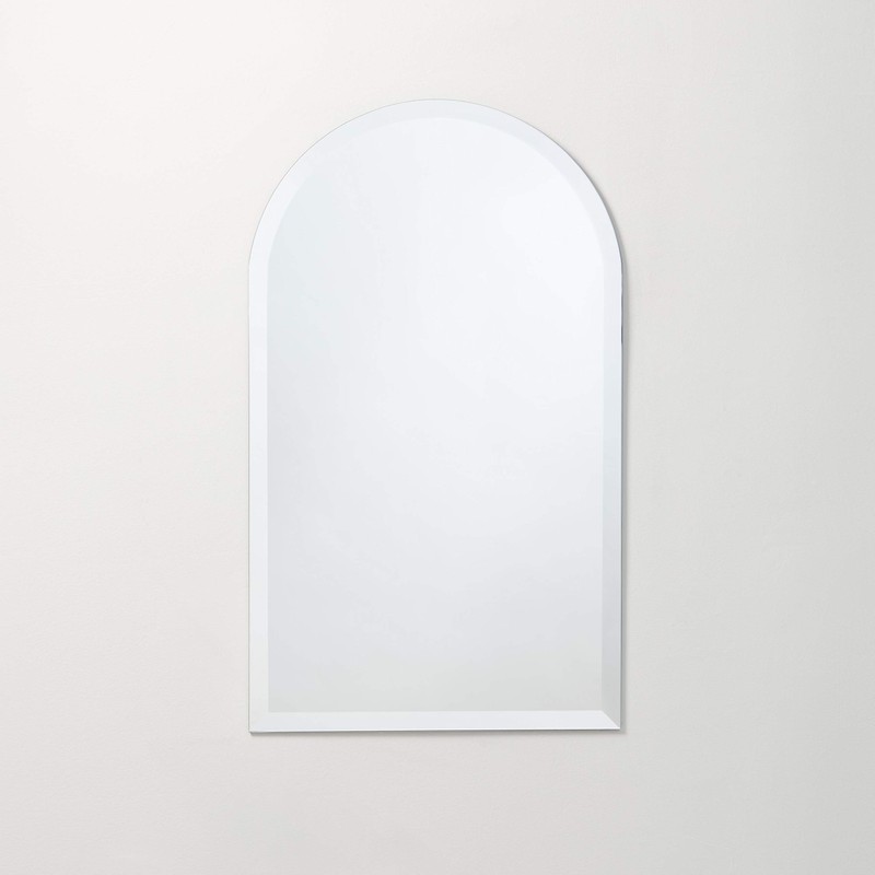Better Bevel 19" x 32" Frameless Arch-Top Cathedral Mirror |