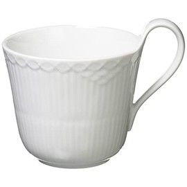 【正規輸入品】 ロイヤルコペンハーゲン ホワイトフルーテッド ハーフレース ハイハンドル マグカップ 330ml 結婚祝い プレゼント 1026446