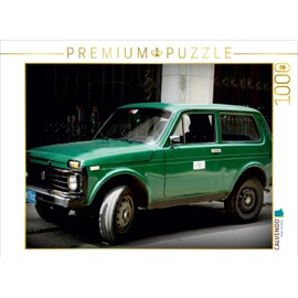 CALVENDO Jigsaw Puzzle Lada Niva in Havana 1000 Pieces Laying Size 64 x 48 cm Photo Puzzle Picture of Henning by Loewis of Menar