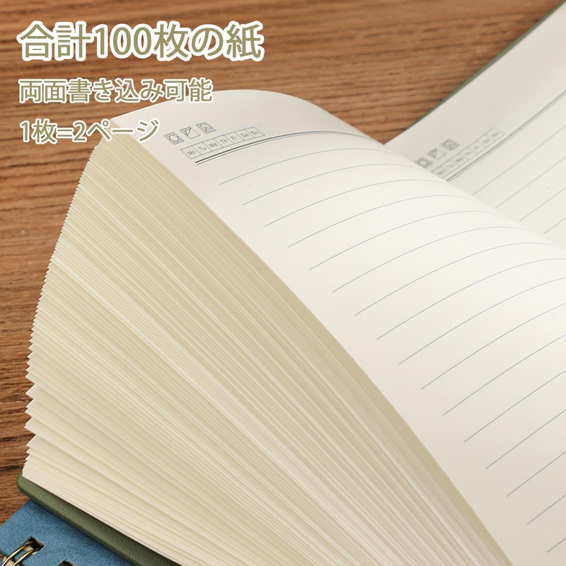 Akkerds Basic Notebook, Classic Notebook, Horizontal Ruled (5.75 x 8.3