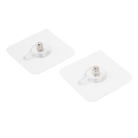 YDuupxe 12PCS Traceless Adhesive Hooks Reusable Wall Hooks No Residue Removal Strong Paste for Kitchen Bathroom Home