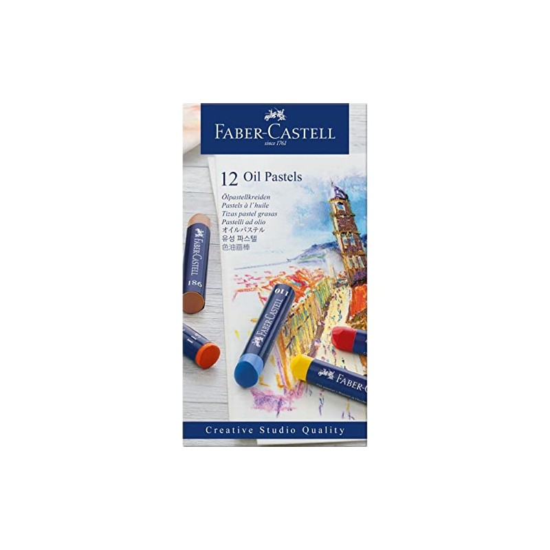 Faber-Castell Creative Studio ™ Pastel Chalk, 12 Assorted Colours in
