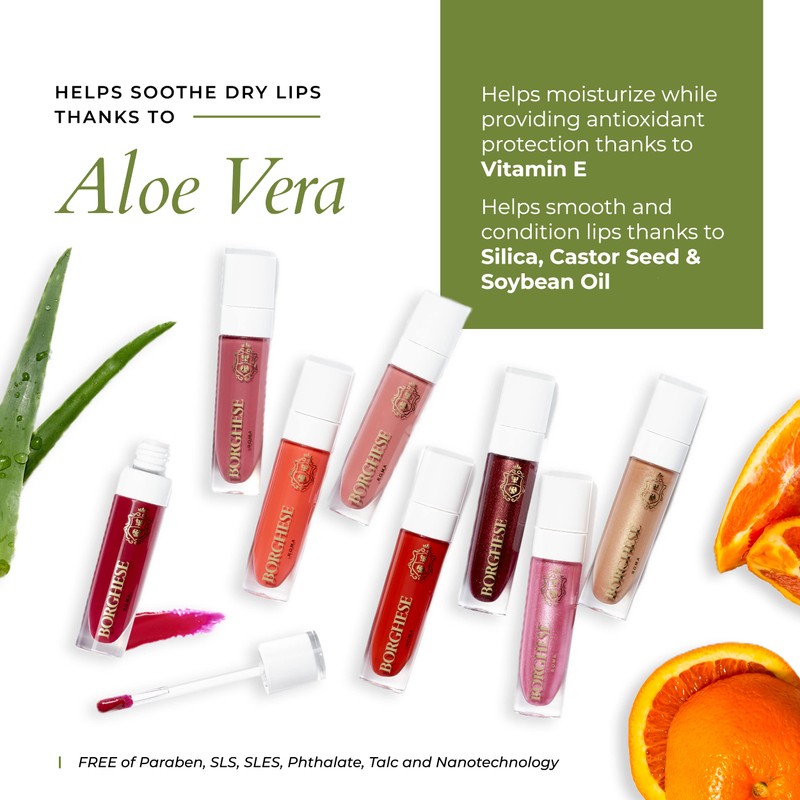 Borghese Shine Infusion Lip Gloss, Hi Honey, 0.08 fl. oz.