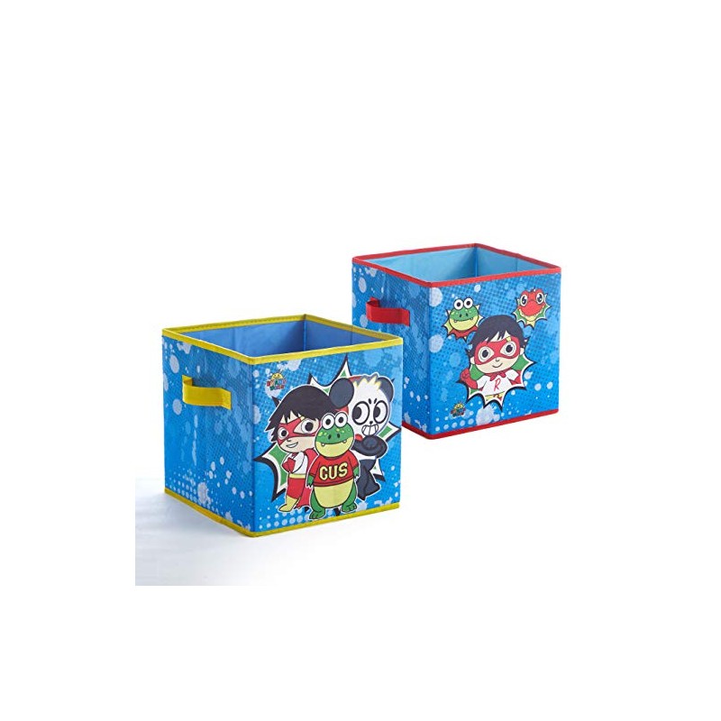 Idea Nuova Ryan's World Set of 2 Durable Storage Cubes