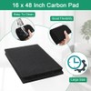 Inkurie Cut to Fit Activated Carbon Filter Sheet, 48x16'' Charcoal