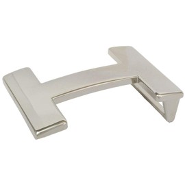 BELTINGER Hestia Belt Buckle 3.0 cm | Buckle Interchangeable Buckle Belt Buckle 30 mm Solid | Interchangeable Belt up to 3 cm, glossy silver