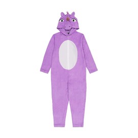 Briefly Stated Men's Hooded Union Suit, Happy Unicorn, S