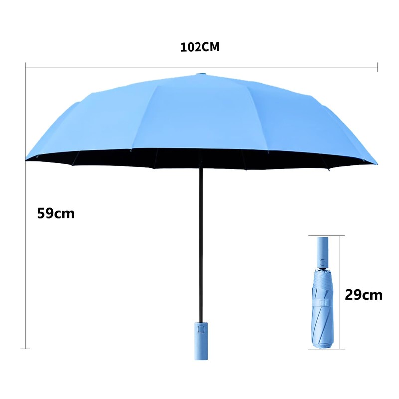 OXTXO Compact Travel Umbrella - Windproof and Strong Mini Umbrella