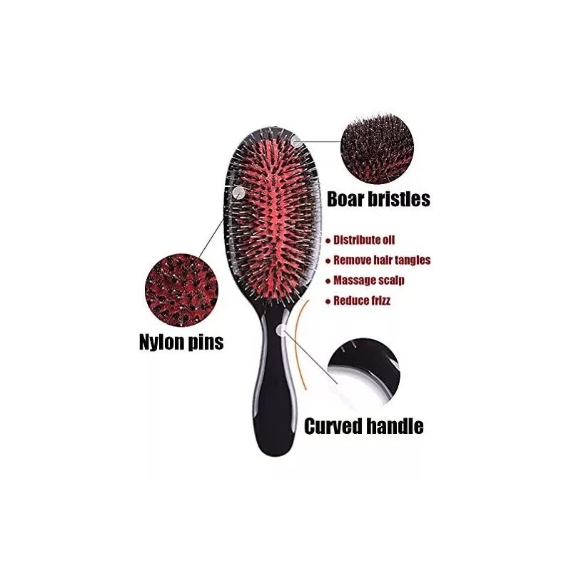 Morsafe Cepillo Desenredante Pelo Rizado, Anti Frizz, Hombres Y
