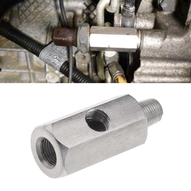 EMSea 1/8 NPT Tee Connector Adapter, DIY Connecting Turbo Oil