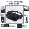IDEASHOW 2-Way Waist Bag, Multi-functional Waist Pouch, Storage Capacity, Body
