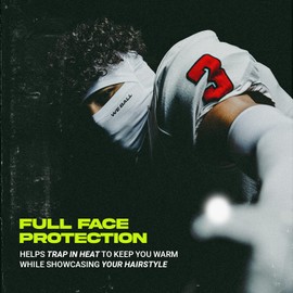 We Ball Sports Adult Open Top Ski Mask, Hyperwarm Hood Balaclava | Full Face, Lightweight, Windproof & Moisture Wicking