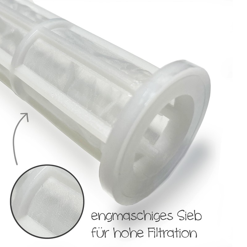 MI:KA:FI Water Filter with Replacement Strainer | as Filling Filter