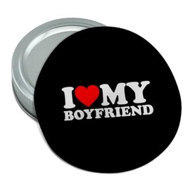 Graphics & More I Heart My Boyfriend Round Rubber Non-Slip Jar Gripper Lid Opener