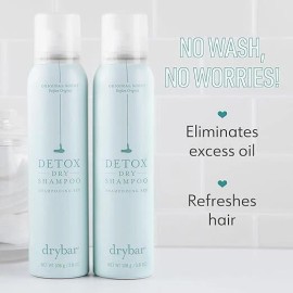DRYBAR Detox Dry Shampoo 108 g-3.8 ozOriginal Scent All Hair Types:FREE SHIPPING - 1-Pack