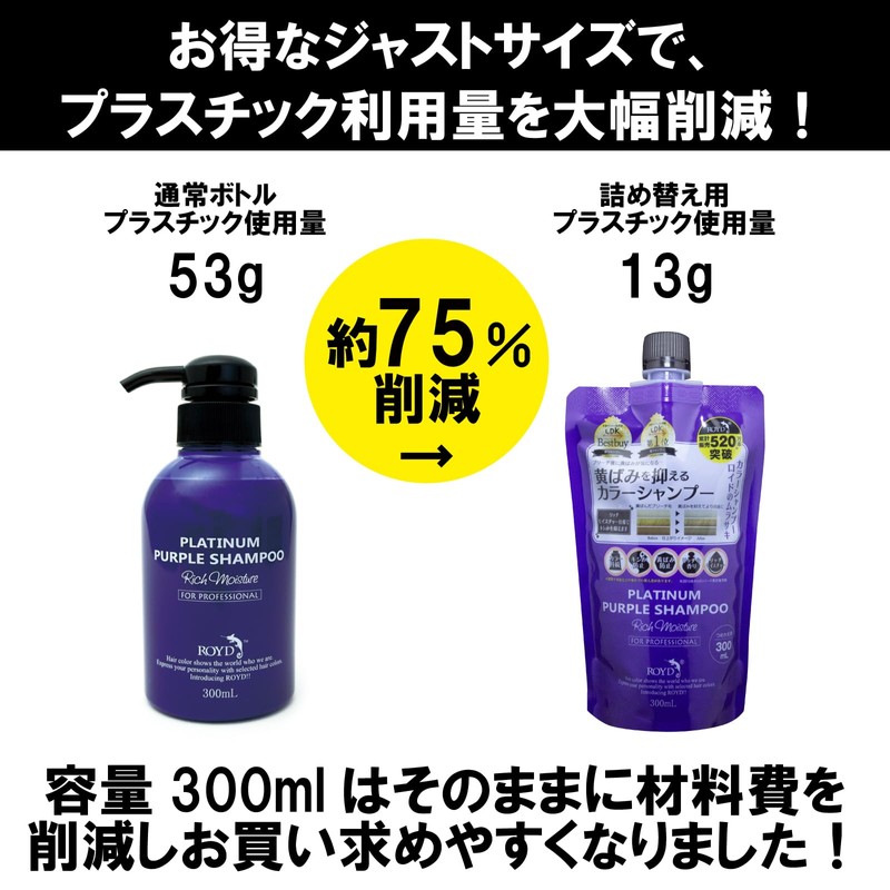 Lloyd Color Shampoo Silver Refill (10.1 fl oz (300 ml)