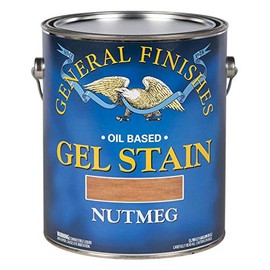 General Finishes Oil Base Gel Stain, 1 Gallon, Nutmeg