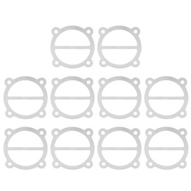 10Pcs Air Compressor Aluminum Gasket 65mm Cylinder Diameter Valve Plate Sheet Seal Gasket for Air Compressor Cylinder