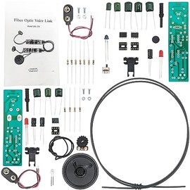 DIY Optical Audio Link Soldering Kit - Teaches Fiber Optic Communication Basics - Build Your Own Transmitter, Receiver, and Fiber Link (Beginner Skill Level) - EX ELECTRONIX EXPRESS