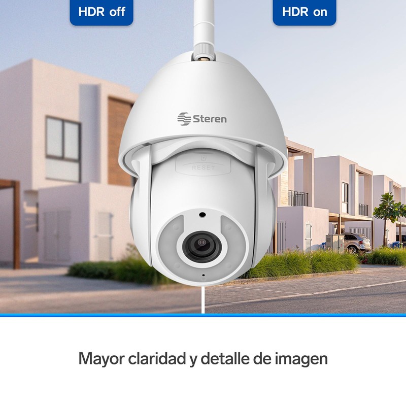 STEREN CCTV-235 Cámara de Seguridad Wi-Fi Full HD 1080p robotizada