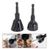 2pcs 1/4in Hex Shank Drill Bit Burr Remover 3 Flute