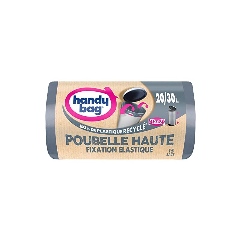 Handy Bag Bin Liners, 20 Litre, 30 Litre, 80% Recycled