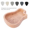 Guitar Pick Box Maple Wooden Storage Case Delicate Guitar Musical