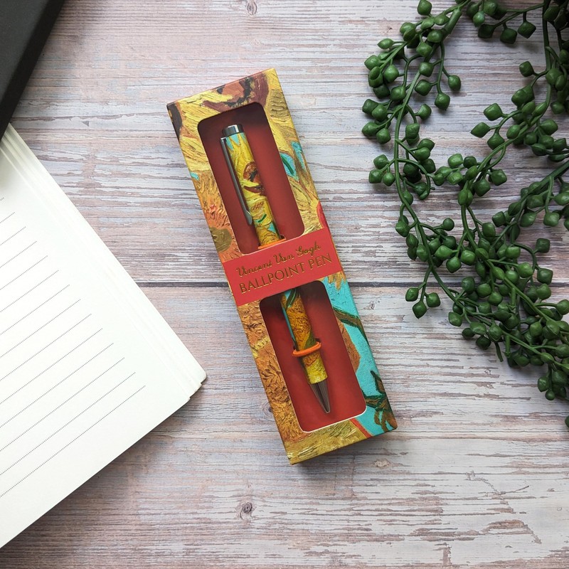 Robert Frederick Van Gogh Sunflowers Ballpoint Pen in Gift Box