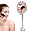 Magnifying Mirror 10X Magnification LED Fill Light Suction Cup Adjustable