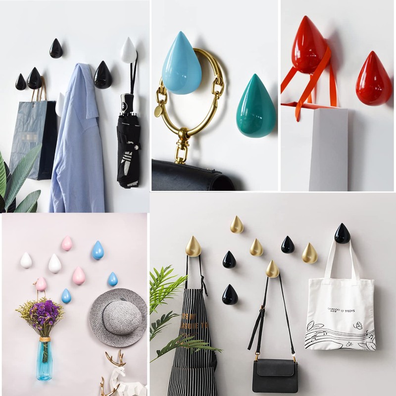 E Support™ - Ganchos para colgar abrigos, decoraciones modernas y