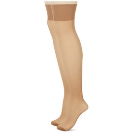 Charnos Women's 15 Denier Hold up Stockings, Gold (Sherry 734), M UK