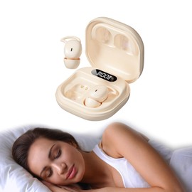 Kopfhörer zum Schlafen kabllos Bluetooth Wireless Mini Sleep Earbuds Headphones Schlafkopfhörer in-Ear unsichtbar klein Bluetooth Ohrhörer drahtlos schnurlos Kopfhoerer für kleine Ohren Seitenschläfer