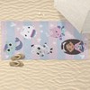 Gabby's Dollhouse Beach Bath Towel for Kids 100% Cotton Stripe