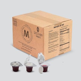 DISCOVERY PRODUCTS Pre-Filled Communion Cups and Wafer Set & Juice - Pack of 250 for Divine Communion Experiences!