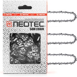 NEO-TEC 10 Inch Chainsaw Chain 3/8" LP Pitch, 0.043" Gauge, 40 Drive Links, Fits Craftsman, Worx, Echo Chainsaw and More - R40 (3 Chains)